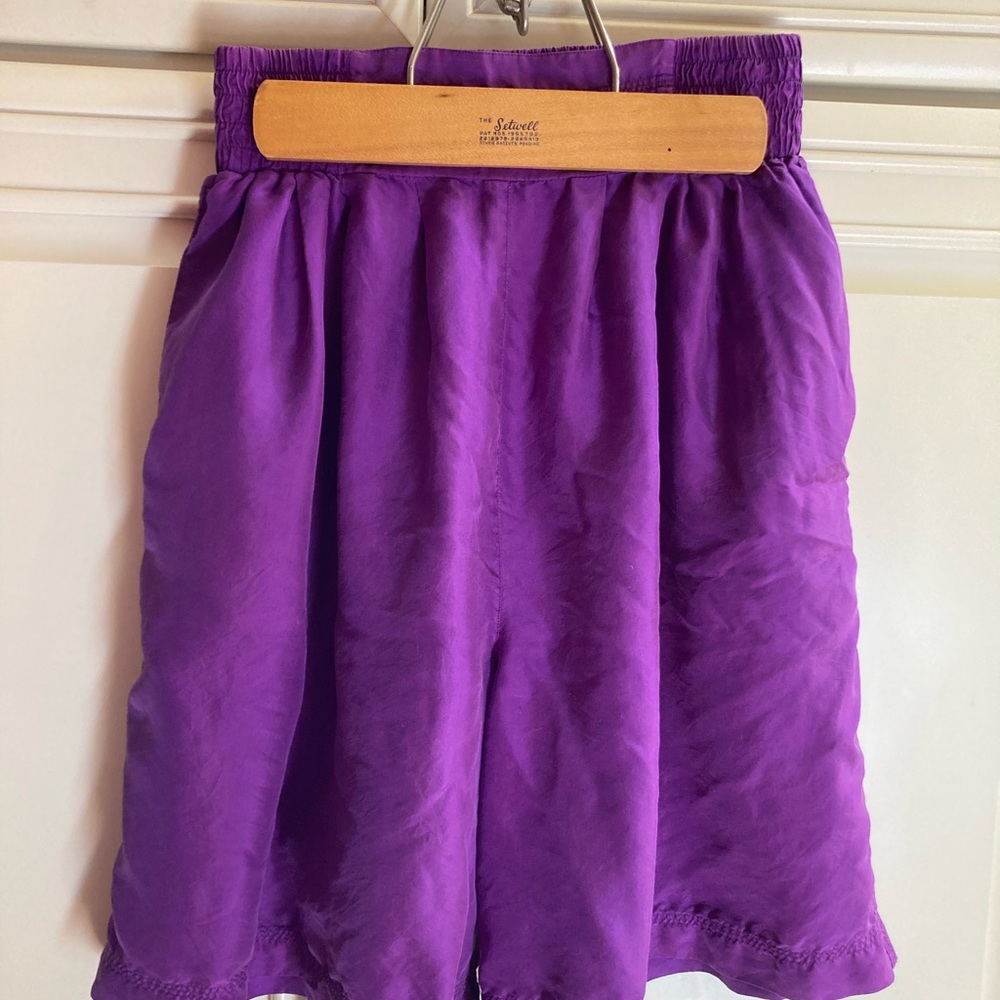 Vintage Averrce silk shorts.